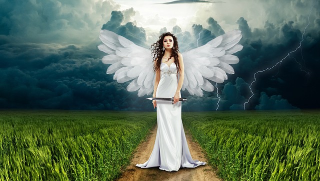 žena anděl